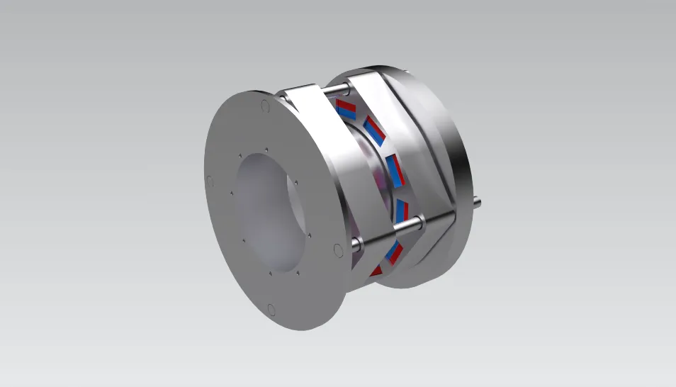 CAD render of the discharge chamber, version 1.4