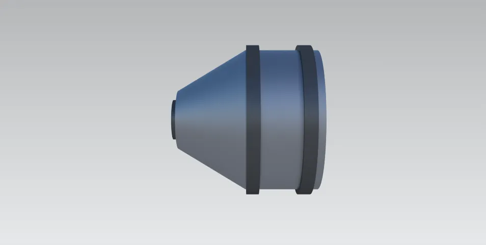 Discharge chamber v0.1, side view
